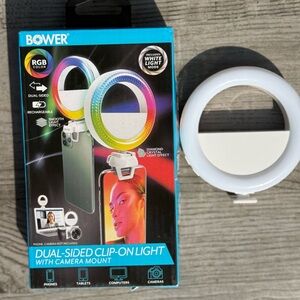 Bower Dual-Sided Clip-On Light with Camera Mount